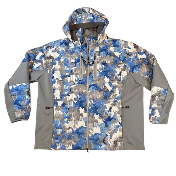 Huk Other - HUK Icon X Superior Hybrid Jacket Men’s XXXL Blue Camo
